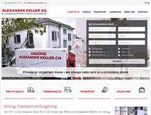 Tablet Screenshot of alexanderkeller.ch
